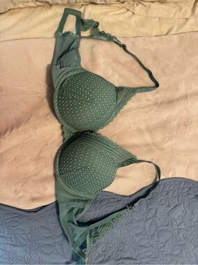 Auden Sage Green Lace Push-Up Bra